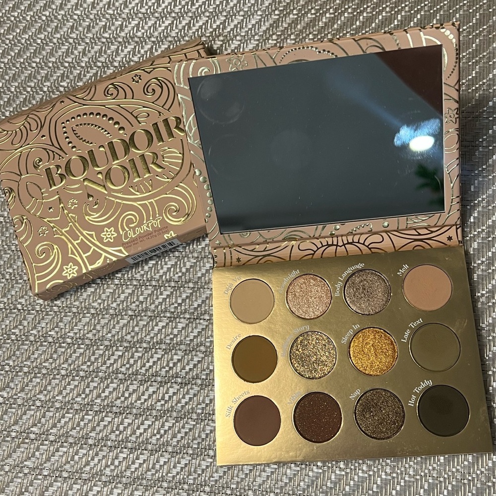 Colourpop Boudoir Noir Eyeshadow Palette